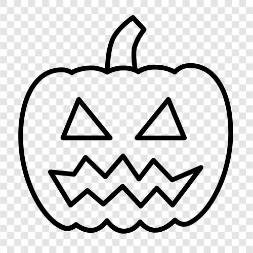 Halloween, pumpkin, carving, decorating icon svg