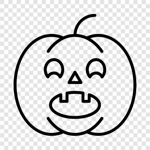 Halloween, Pumpkin, carving, decorating icon svg