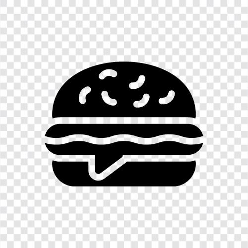 Hamburger, Cheeseburger, Double Burger, Triple Burger icon svg