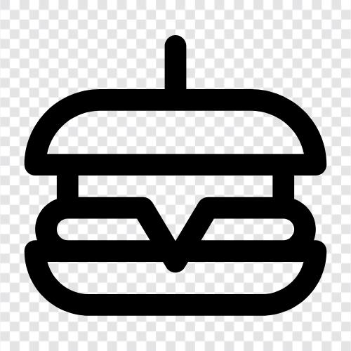 Hamburger, Burger King, Whopper, Whopper King ikon svg