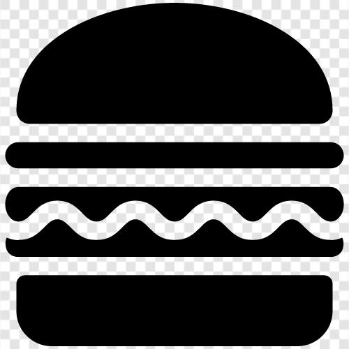 hamburger, beef, patty, meat icon svg