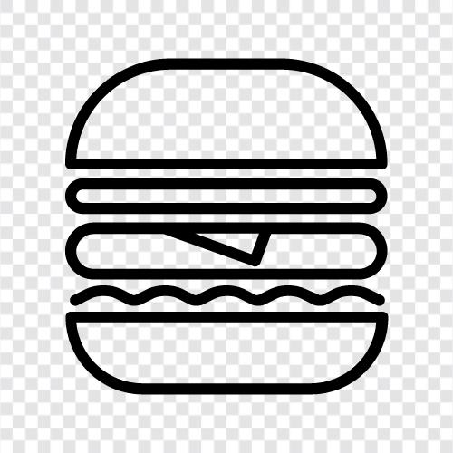 hamburger, beef, beef patty, beef patties icon svg