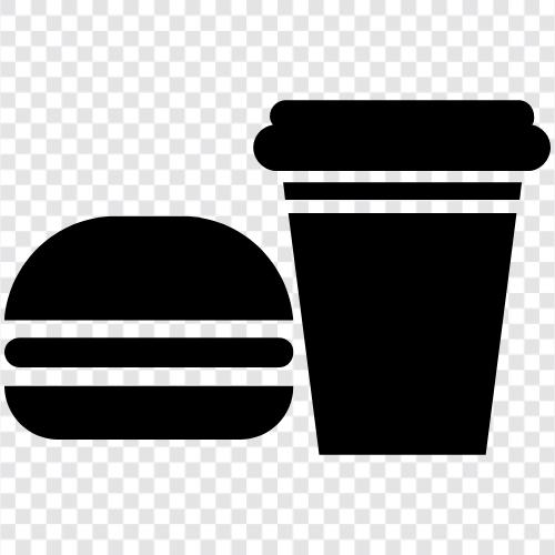 Hamburger, Pommes frites, Hähnchen, Sandwich symbol