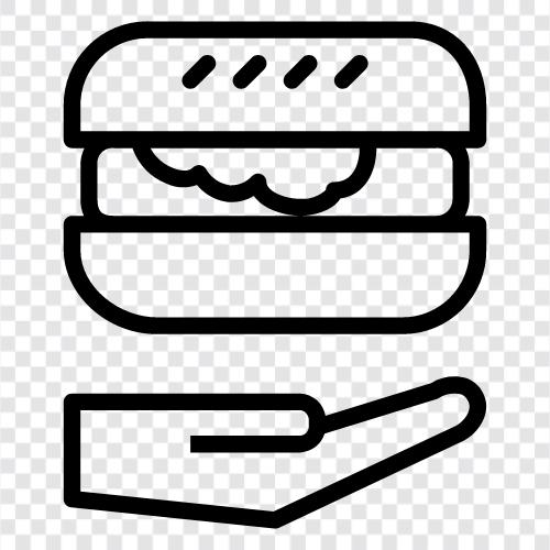 Hamburgers, Fast food, Cheap food, Fast food restaurants icon svg