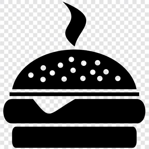 Hamburger, Sığır eti, Burger, Pişirme ikon svg