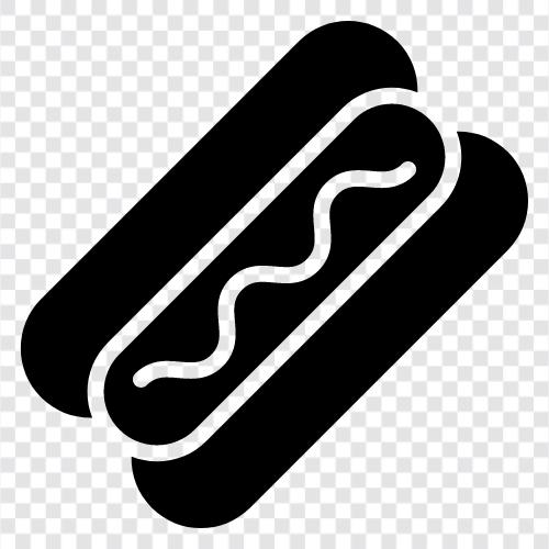 Hamburgers, Dogs, Hot Dog icon svg