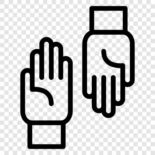 hand, glove, protect, hands icon svg