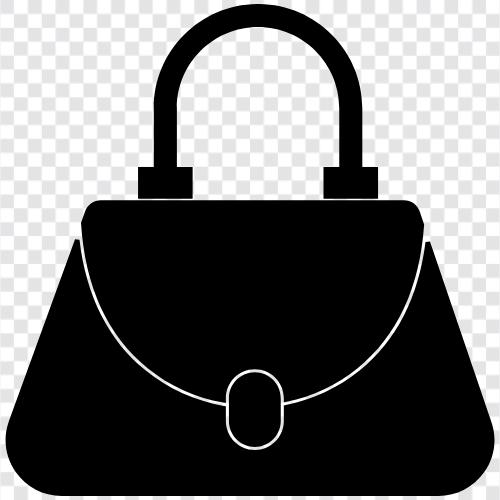 handbag, tote, shoulder bag, messenger bag Значок svg