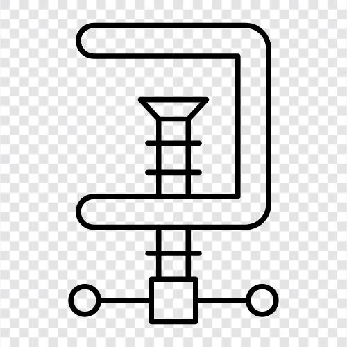 Handschellen, Verriegelungsmechanismen, Sicherheit, Vise symbol