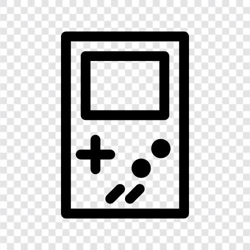 handheld game console, handheld games, handheld gaming, portable game console icon svg