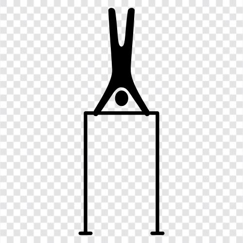 handstand, bar handstand, balance, strengthening icon svg