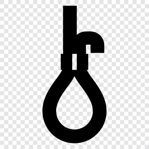 hang, homicide, lynching, black icon svg