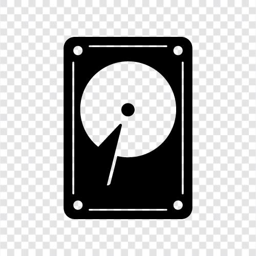 hard drive, hard disk drive, hard drive space, hard drive space usage icon svg