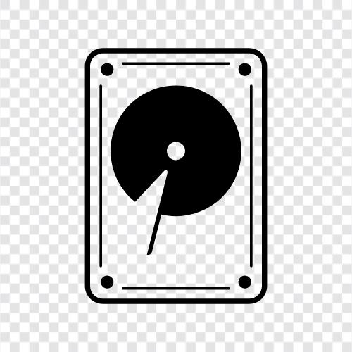 hard drive, disk, storage, backup icon svg