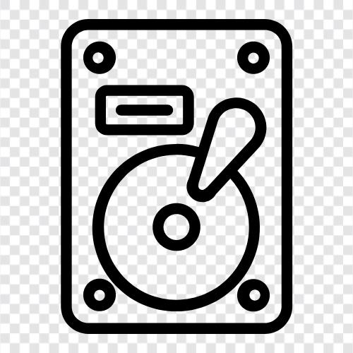 hard drive, solid state drive, SSD, storage icon svg