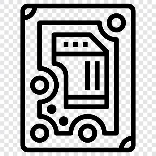 Festplatte, Festplattenspeicher symbol
