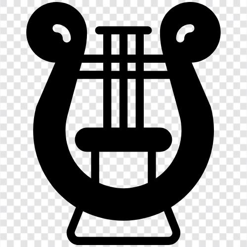 Cembalo, Cembalomusik, Klassik, Harfe symbol