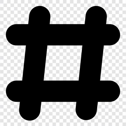 hashtag, social media, online, blog icon svg