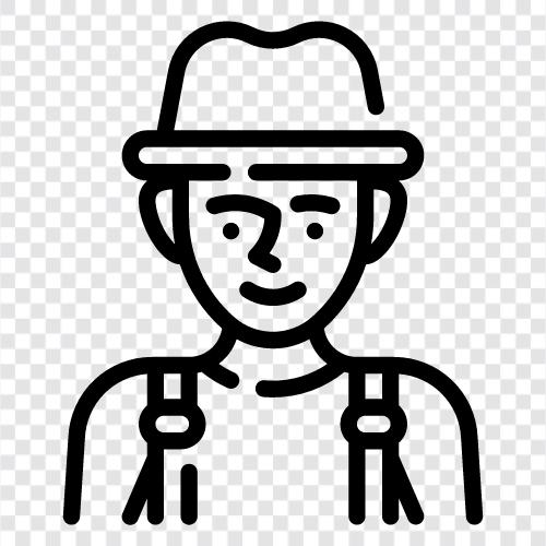 hat, wearing a hat, hat person photos, hat person pictures icon svg