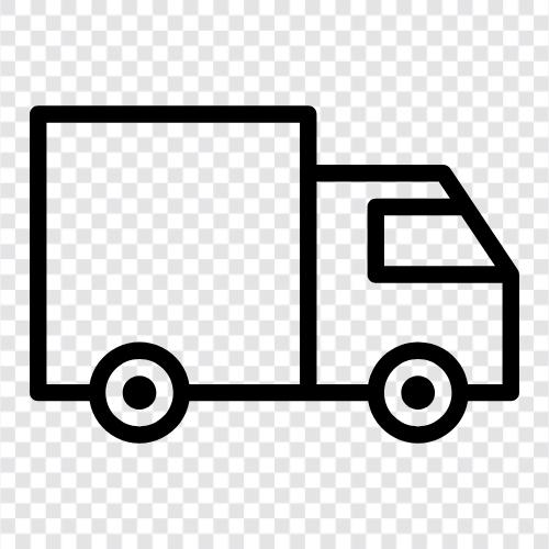 грузоперевозки, перевозки, грузовые перевозки, остановка грузовиков Значок svg