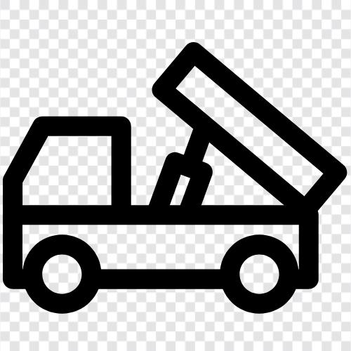 Hauling, Transport, Waste, Recycling icon svg