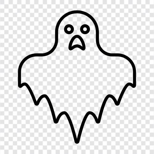 haunted, spirits, apparitions, hauntings icon svg