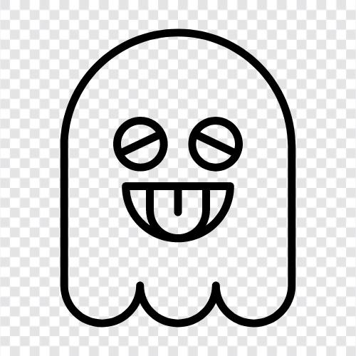 haunted, scary, spooky, haunting icon svg