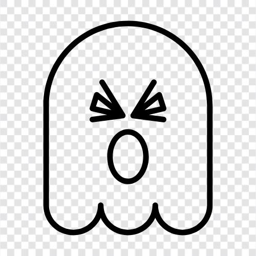 haunted, spooks, ghosts, hauntings icon svg