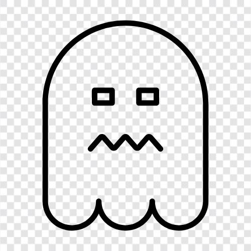 haunted, spooky, creepy, hauntings Значок svg