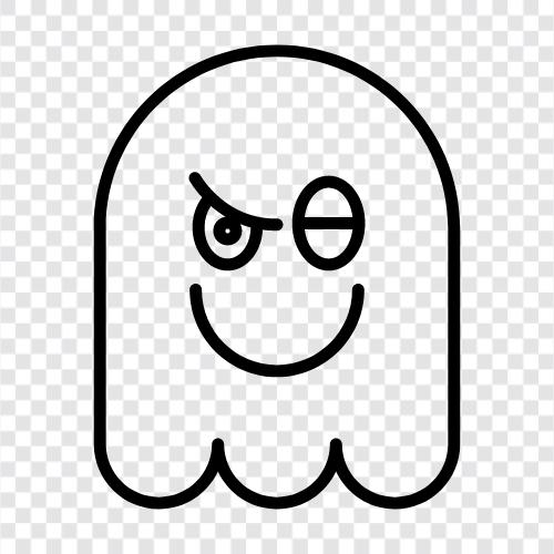 Haunted, Scary, Paranormal, Ghost Stories icon svg