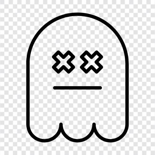 Haunted, Ghost Hunting, Paranormal, Ghost Stories icon svg