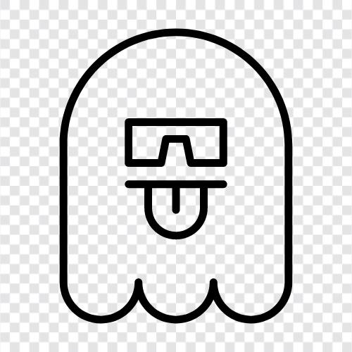haunted, spooky, scary, ghost stories icon svg