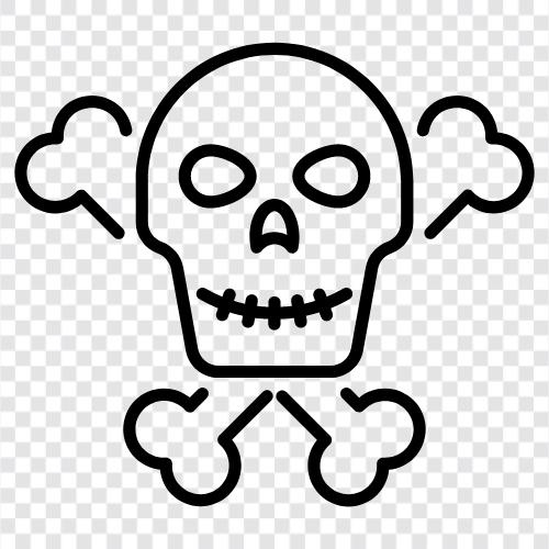 haunted skull, spooky skull, haunted house, haunted object icon svg