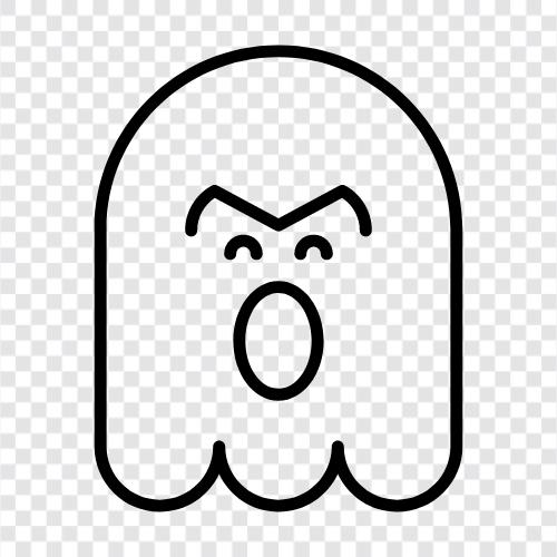 haunting, spooky, haunted house, ghost stories icon svg
