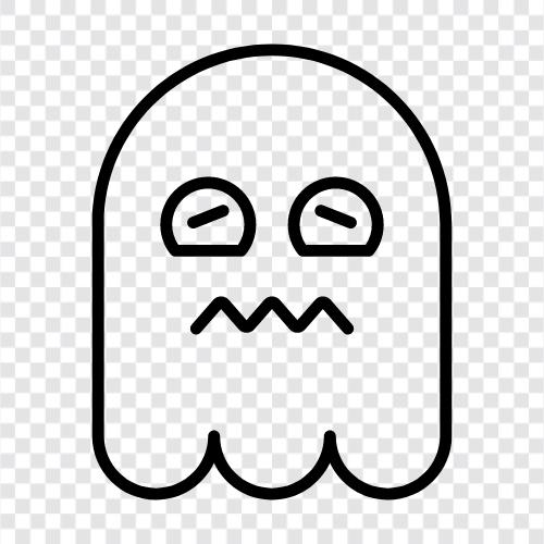 haunting, apparition, specter, spirit Значок svg