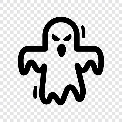 hauntings, eerie, spook, haunt icon svg