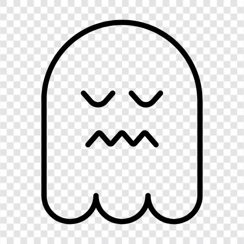 hauntings, ghosts, supernatural, haunt icon svg
