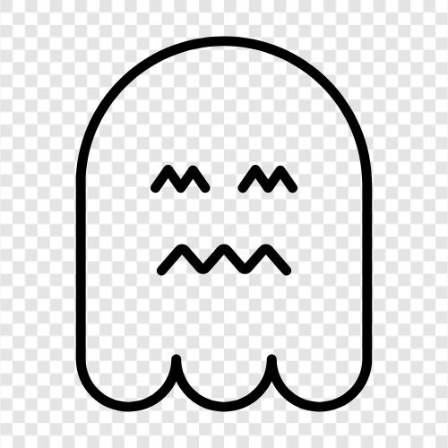 hauntings, hauntings in homes, hauntings in places, Ghost icon svg