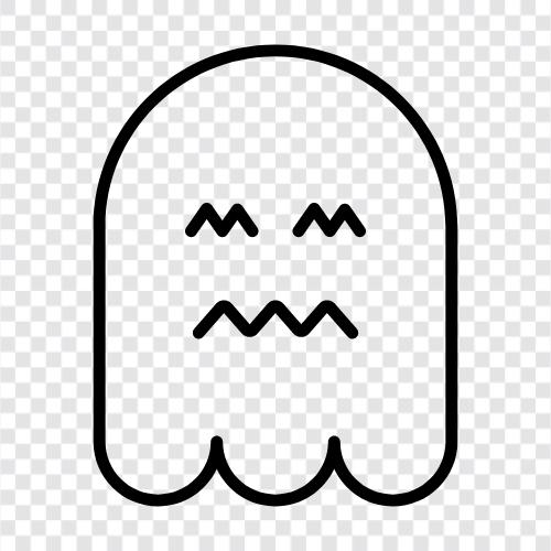 hauntings, hauntings in homes, hauntings in places, Ghost Значок svg