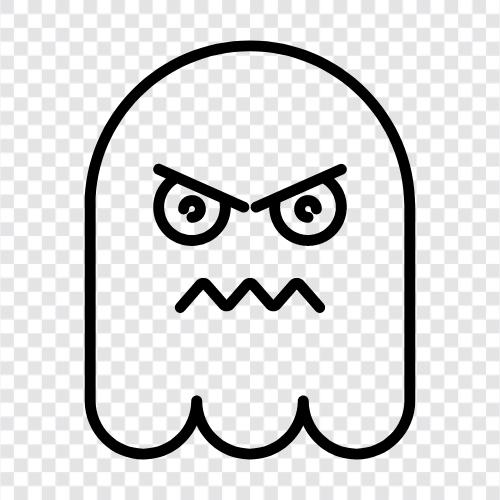 hauntings, hauntings in homes, hauntings in schools, Ghost icon svg
