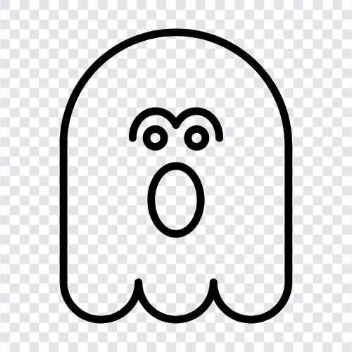 hauntings, paranormal, ghost story, ghost photos icon svg