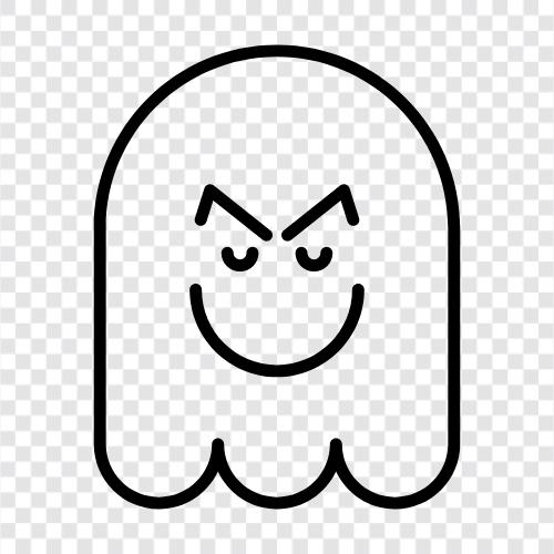 hauntings, paranormal, ghost stories, haunted places icon svg