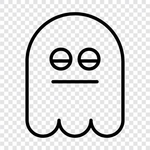 hauntings, hauntings in movies, haunted houses, ghosts in video games icon svg