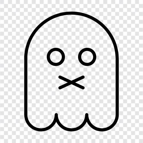 hauntings, hauntings in the home, hauntings in public places, Ghost icon svg