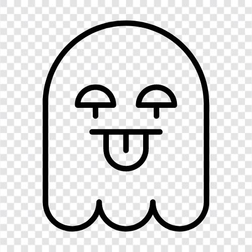 hauntings, hauntings in the home, hauntings in the workplace, Ghost icon svg