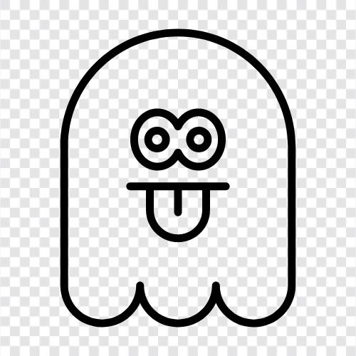 hauntings, mystery, spook, spectre icon svg