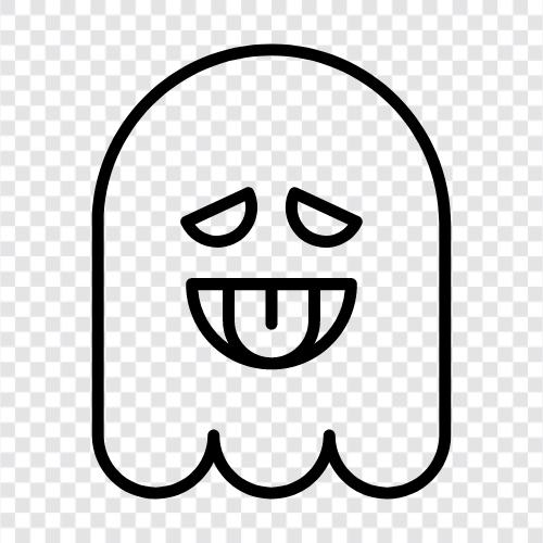 hauntings, apparitions, ghosts, spooks icon svg