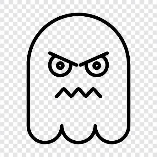 hauntings, hauntings in homes, hauntings in schools, Ghost icon svg