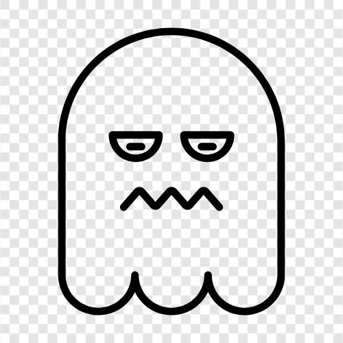 hauntings, ghost stories, ghost sightings, haunted houses icon svg