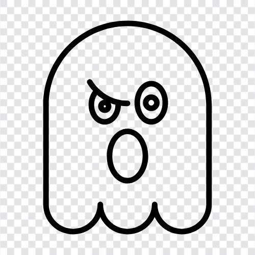 hauntings, hauntings in homes, hauntings in businesses, Ghost icon svg